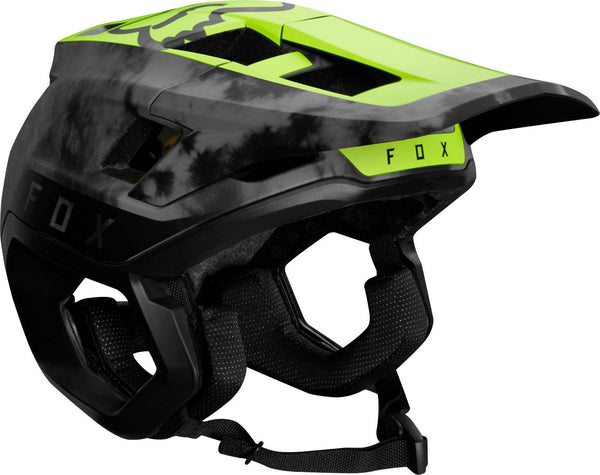 Casque FOX RACING DROPFRAME PRO Noir Jaune Fluo