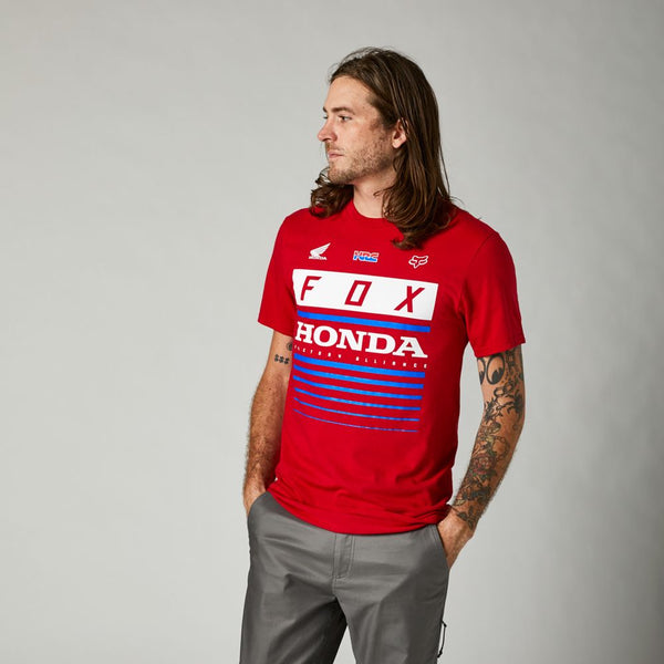 Tee-Shirt Fox Racing Honda Hrc Rouge
