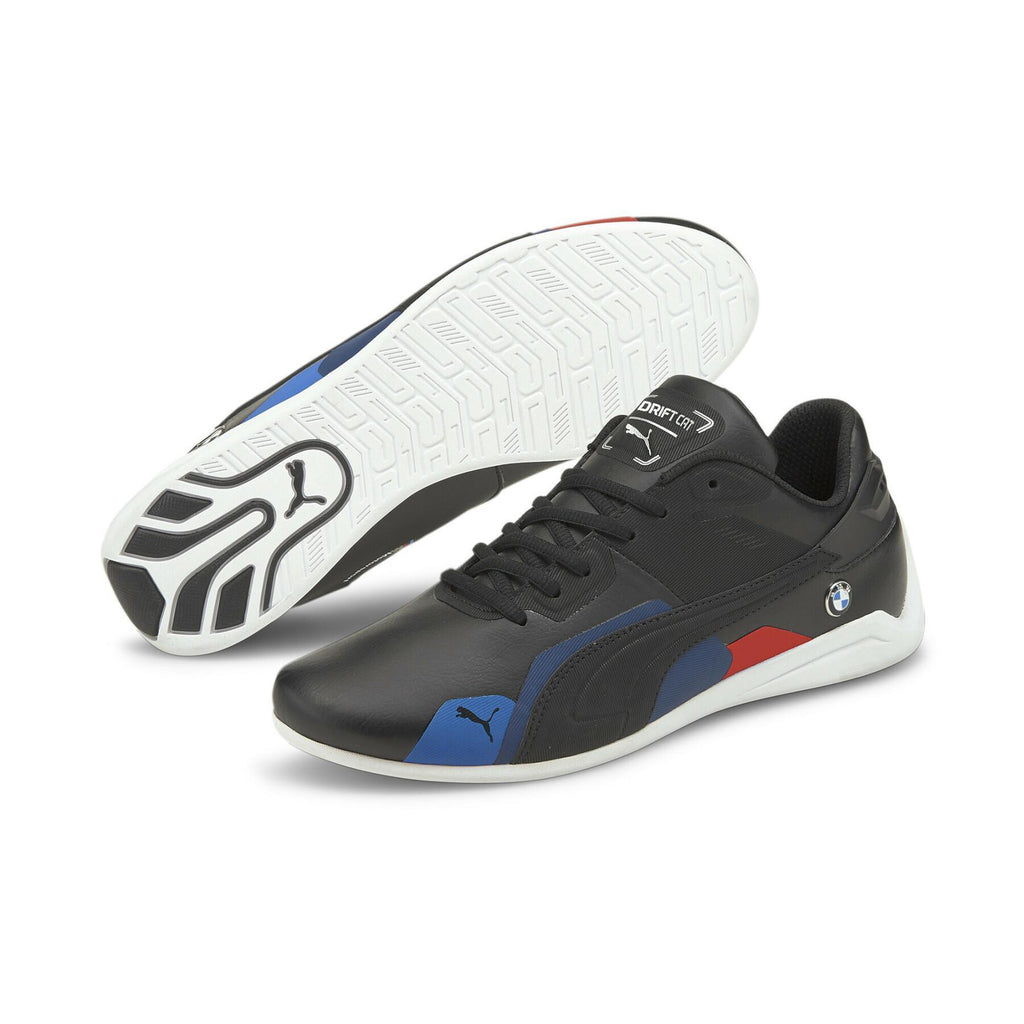 Destockage Chaussures Basket Puma Bmw MMS Cat Drift Delta Noir Blanc B RacingGear974