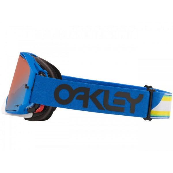 Masque Oakley Airbrake Mx Heritage Stripe Blue W/Prizm Mx Sapphire Edition Limiter