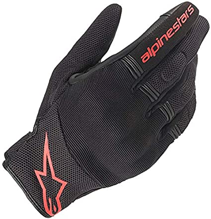 Gants alpinestars Copper Gloves Noir Rouge Fluo 3568420 1030