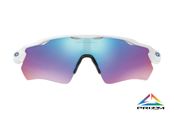 Lunette Oakley Radar EV Path Polished White Prizm Sapphire Iridium