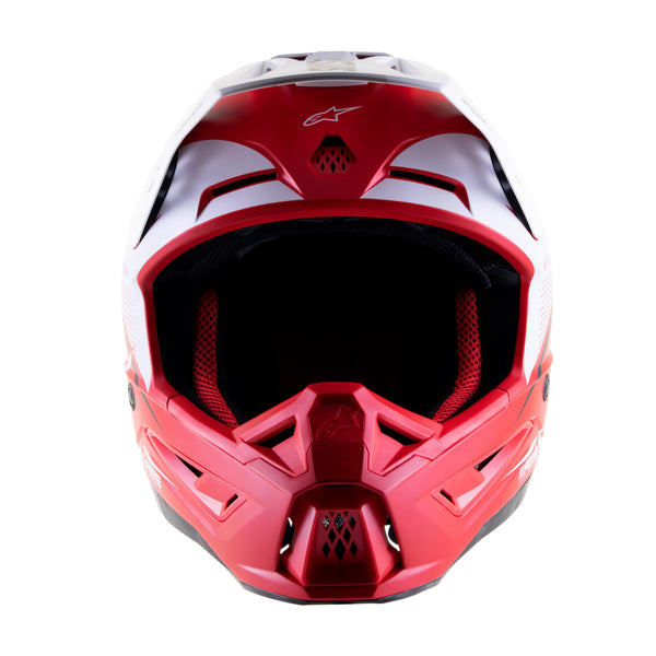 Casque Alpinestars S-M5 Rayon Helmet Ece Blanc Rouge 8304021 3012 PROMO CASQUE