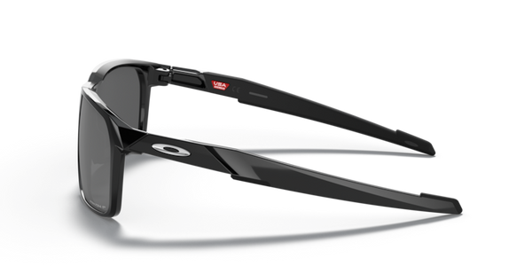 Lunette oakley Portal X Polished Black Prizm Black Polarisée