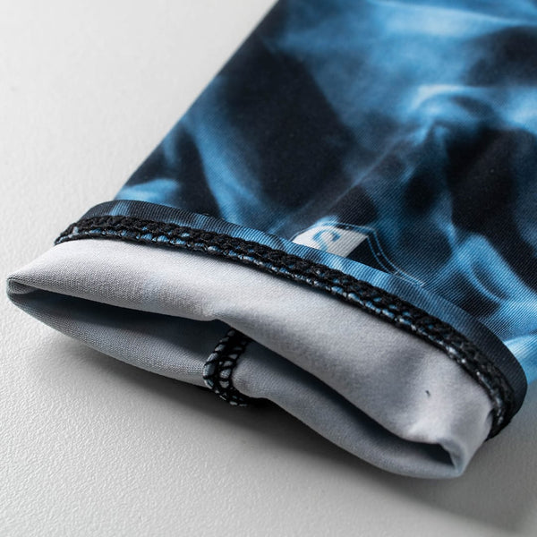 Protège avant-bras SA FISHING Arm Sleeve Blue Flames (Paire)