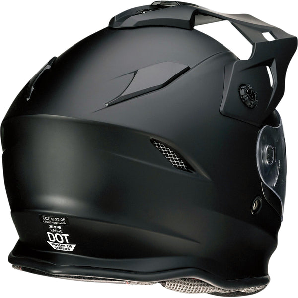 Casque Z1R RANGE UPTAKE DUAL SPORT noir mat