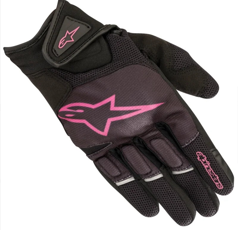 GANTS ALPINESTARS STELLA ATOM LADY BLACK / FUCHSIA