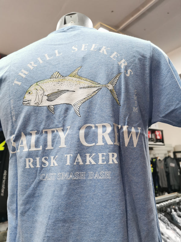 Tee-Shirt Salty Crew Gt Sd S/S Light Bleu 20035375
