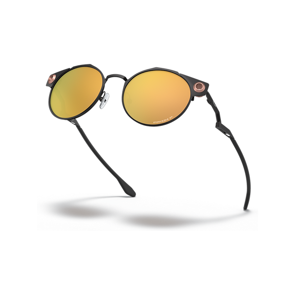 Lunette Oakley DeadBolt Sation Black Prizm Rose Gold Polarisée