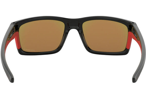 lunette Oakley Mainlink Xl Polished Black Prizm Ruby Polarisée