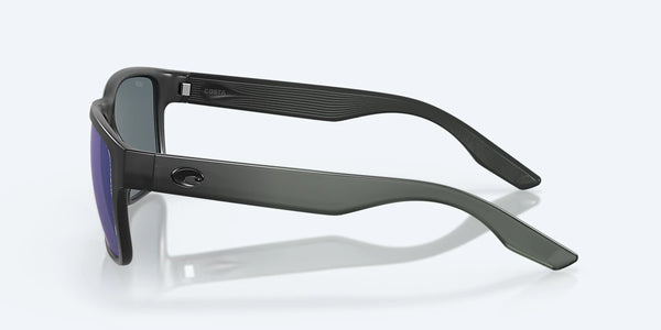 Lunette Costa Sunglasses Paunch Matte Smoke Crystal Blue Mirror Polarisée 580P 06S9049 1054