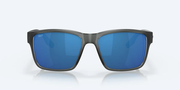 Lunette Costa Sunglasses Paunch Matte Smoke Crystal Blue Mirror Polarisée 580P 06S9049 1054