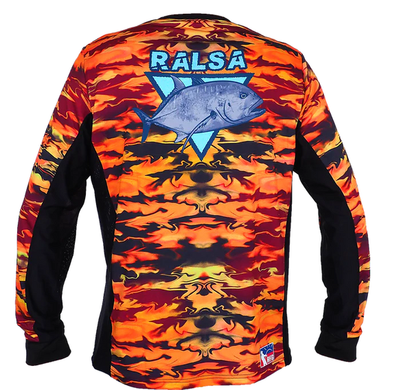 SWEAT-SHIRT PROTECTION UV RALSA LIQUID FIRE
