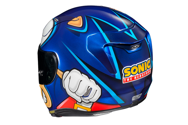 CASQUE HJC RPHA 11 SONIC SEGA 1370020 DA BF25 BLK FD