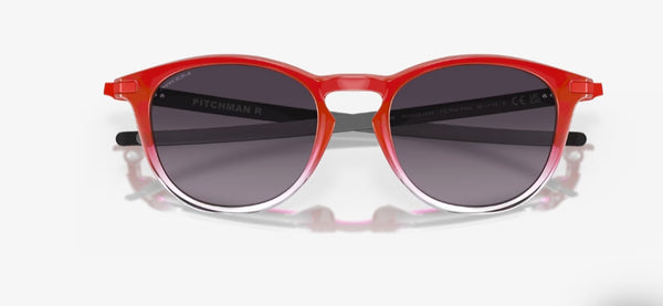 LUNETTE OAKLEY PITCHMAN R FABIO QUARTARARO COLLECTION RED FADE PRIZM BLACK GRADIENT OO9439-1750