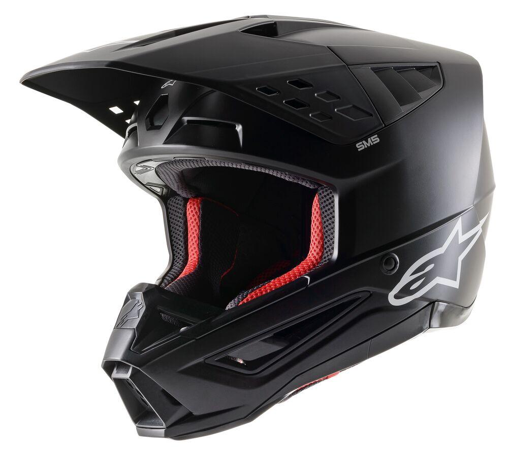 Casque Alpinestars S-M5 Solid Helmet Ece Noir Matt CASQUE PROMO