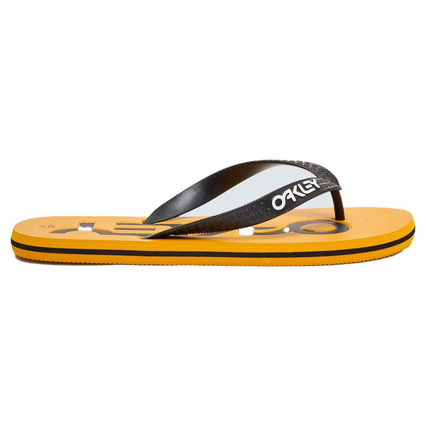 Savates Oakley College Flip Flop Noir Jaune FOF100255 5AA