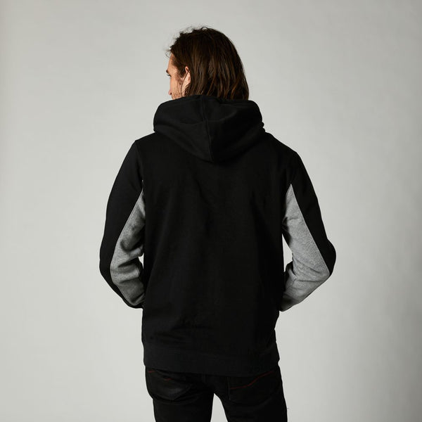 DESTOCKAGE Sweat-Shirt Fox Racing Merz Pullover Fleece Noir Orange Fluo PMO