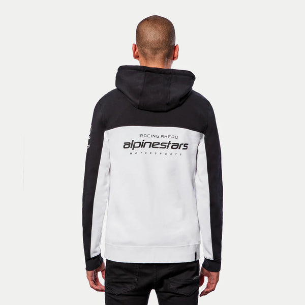 SWEAT-SHIRT ALPINESTARS H-BLOCK HOODIE BLACK WHITE 1213-51070 1020 PMO
