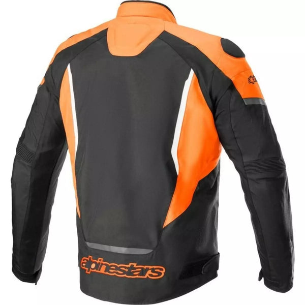 BLOUSON HOMOLOGUE ALPINESTARS T-JAWS V3 WATERPROOF JACKET FLAME ORANGE BLACK 3201020 4021
