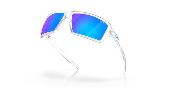 Lunette Oakley Cables Polished Clear Prizm Sapphire Polarisée