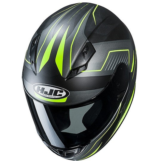 DESTOCKAGE Casque Hjc Cs-15 Trion Mc3hsf Noir jaune fluo