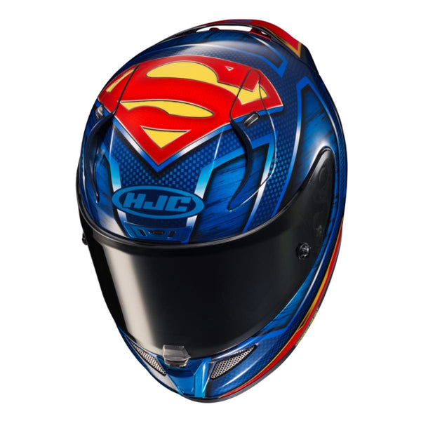CASQUE HJC RPHA 11 SUPERMAN DC COMICS MC21 BLEU