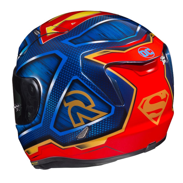 CASQUE HJC RPHA 11 SUPERMAN DC COMICS MC21 BLEU