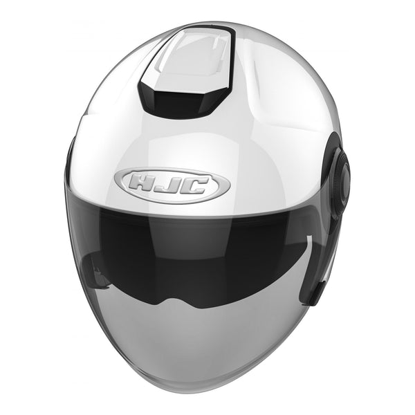 Casque jet HJC i40 Semi Mat blanc PROMO DESTOCKAGE