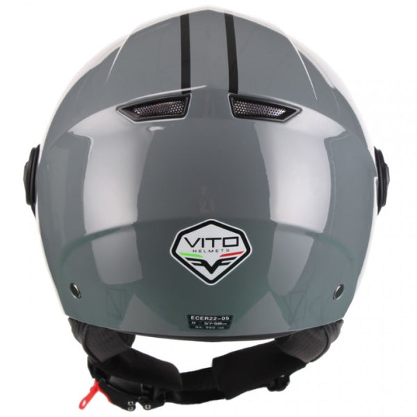 Casque Vito Jet Moda Gris Nardo 1227