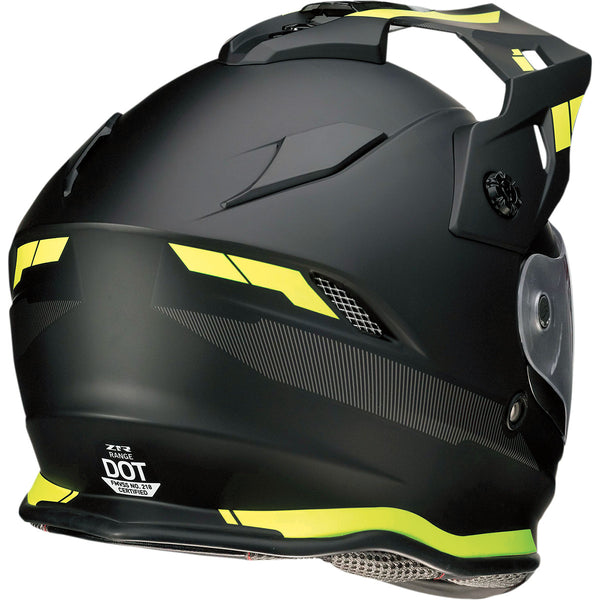 Casque Z1R RANGE UPTAKE DUAL SPORT noir jaune