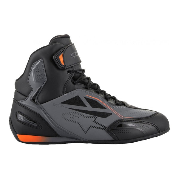 Bottes Alpinestars Faster-3 Drystar Shoes Black Cool Gris Orange FST25