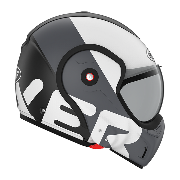 Casque Roof RO9 Boxxer Flag Noir-Blanc Matte 01273058 boxxer promo DESTOCKAGE