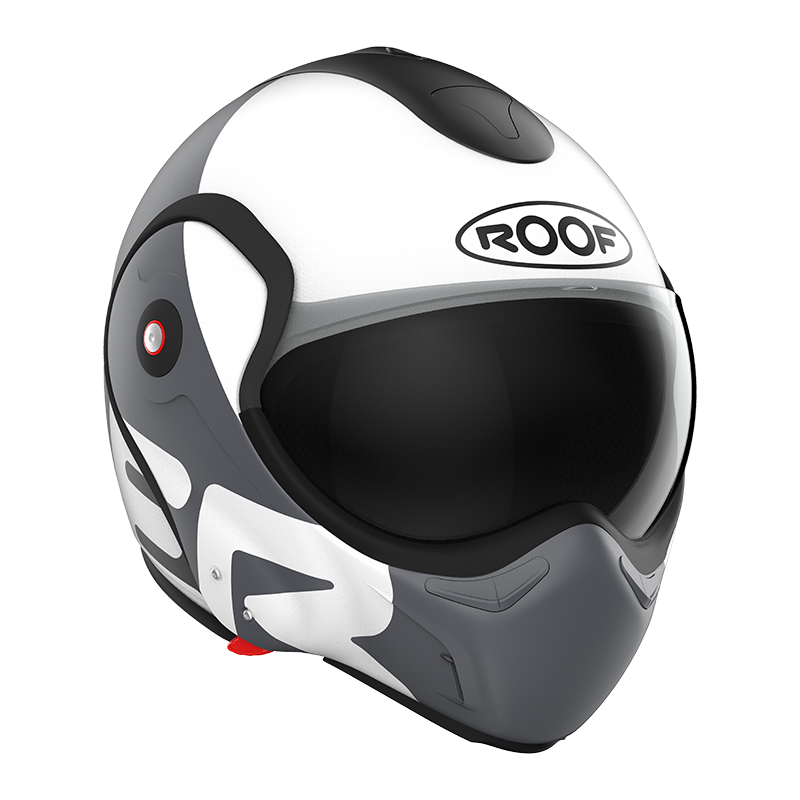 Casque Roof RO9 Boxxer Flag Noir-Blanc Matte 01273058 boxxer promo DESTOCKAGE