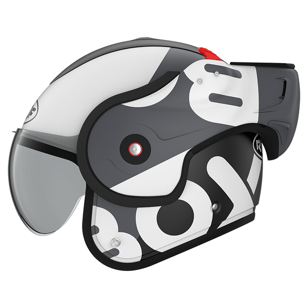 Casque Roof RO9 Boxxer Flag Noir-Blanc Matte 01273058 boxxer promo DESTOCKAGE