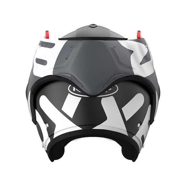 Casque Roof RO9 Boxxer Flag Noir-Blanc Matte 01273058 boxxer promo DESTOCKAGE