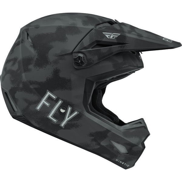 CASQUE ENFANT FLY RACING KINETIC S.E TACTIC GRIS CAMO E73-3316 PROMO CASQUE