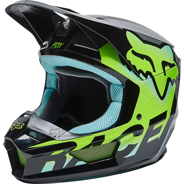 Casque Fox Racing V1 TRICE Teal 26779-176