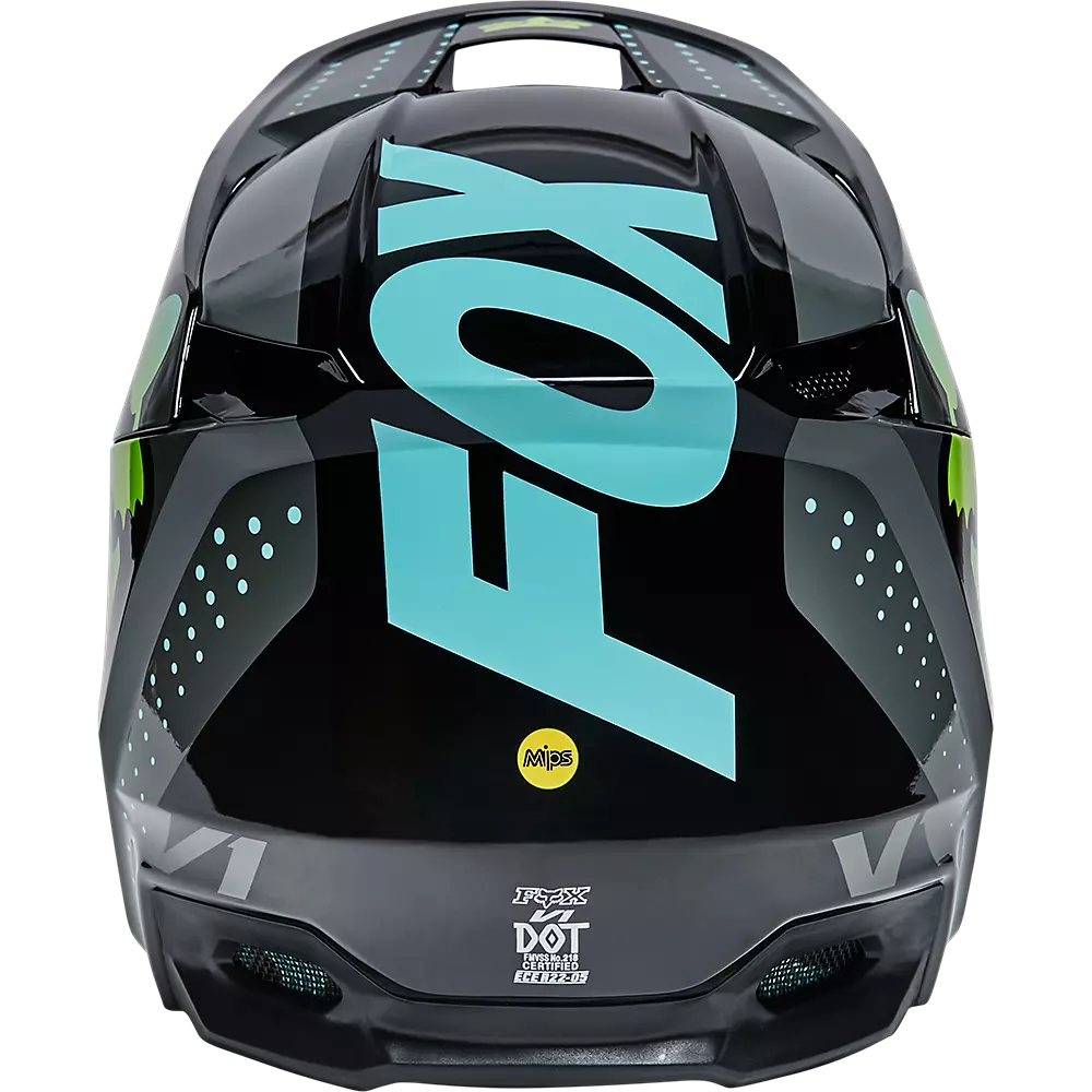 Casque Fox Racing V1 TRICE Teal 26779-176 | RacingGear974
