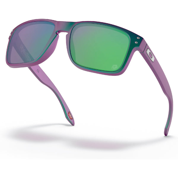 Lunette Oakley Holbrook Troy Lee Designs Matte Purple Green Sh Prizm Jade