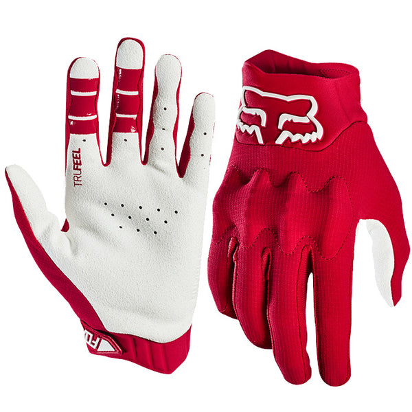 Gants Cross Fox Bomber Lt Glove Blanc Rouge