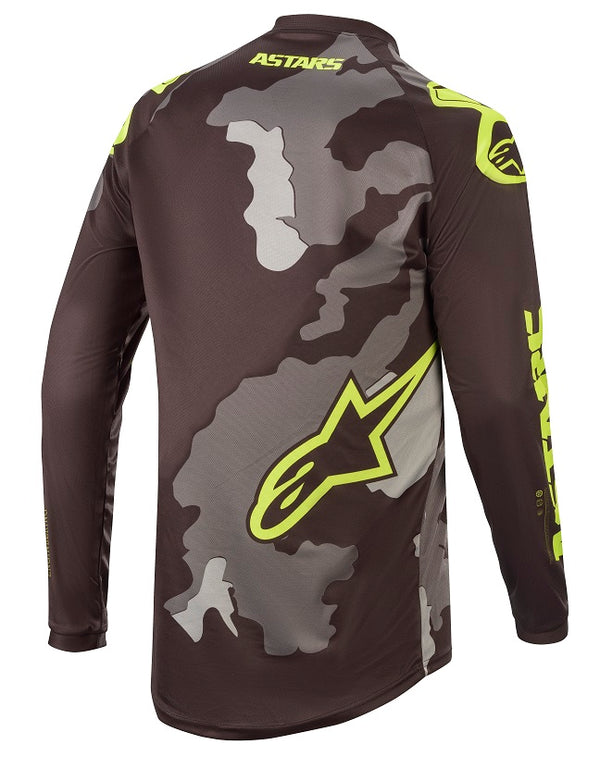 Maillot Alpinestars Racer Tactical Jersey Gry Camo Jaune