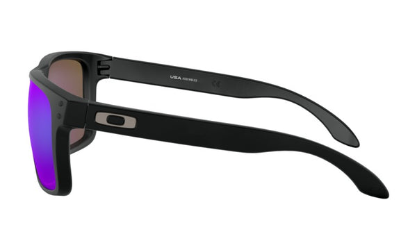 Lunette Oakley Holbrook XL matte black Prizm sapphire polarisée