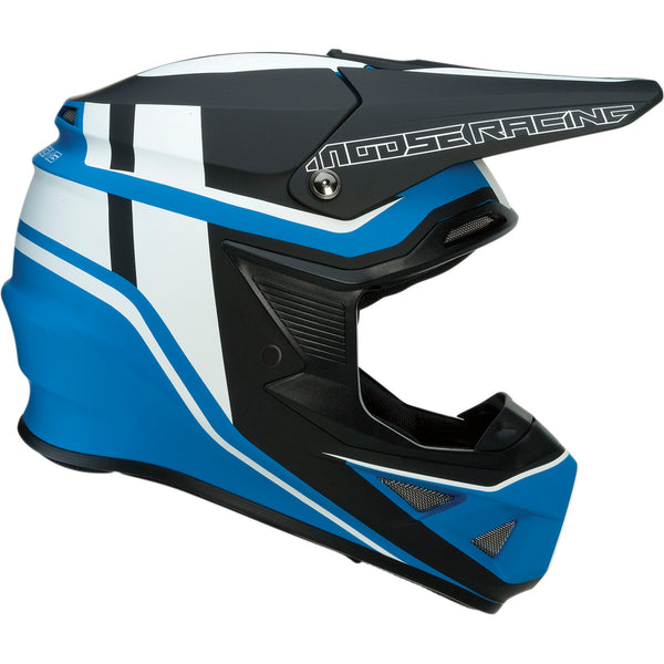Casque Cross MOOSE RACING F1 SESSION noir bleu