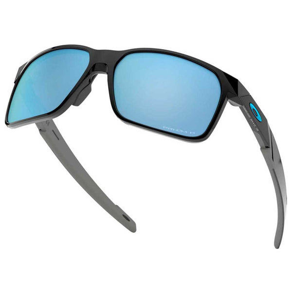 Lunette Oakley Portal X Polished black Prizm Deep Water Polarisée