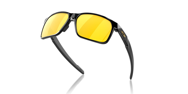 Lunette Oakley Portal X Polished Black Przim 24k Polarisée