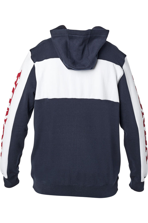 Destockage Sweat-Shirt Fox Racing Honda Zip Fleece Bleu Blanc Rouge PMO