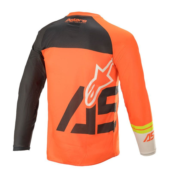 Maillot Alpinestars Racer Compass Jersey Orange Anthracite Off Blanc