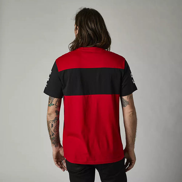 Tee-Shirt Fox Racing Mirer SS Crew Noir Rouge 28320-122