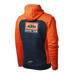 Sweat-Shirt Ktm Racing Team Replica Zip Hoodie Bleu Orange